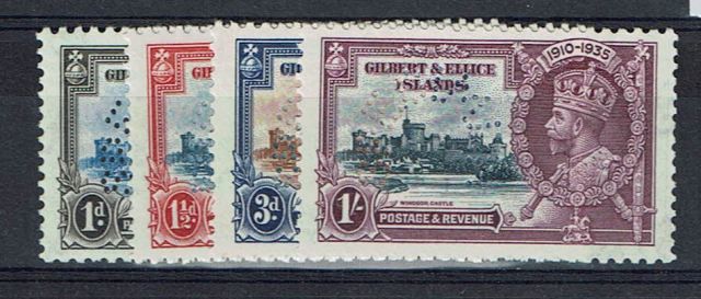 Image of Gilbert & Ellice Islands SG 36S/9S UMM British Commonwealth Stamp